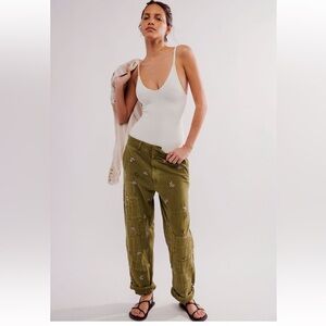 Free people patched posy pants
